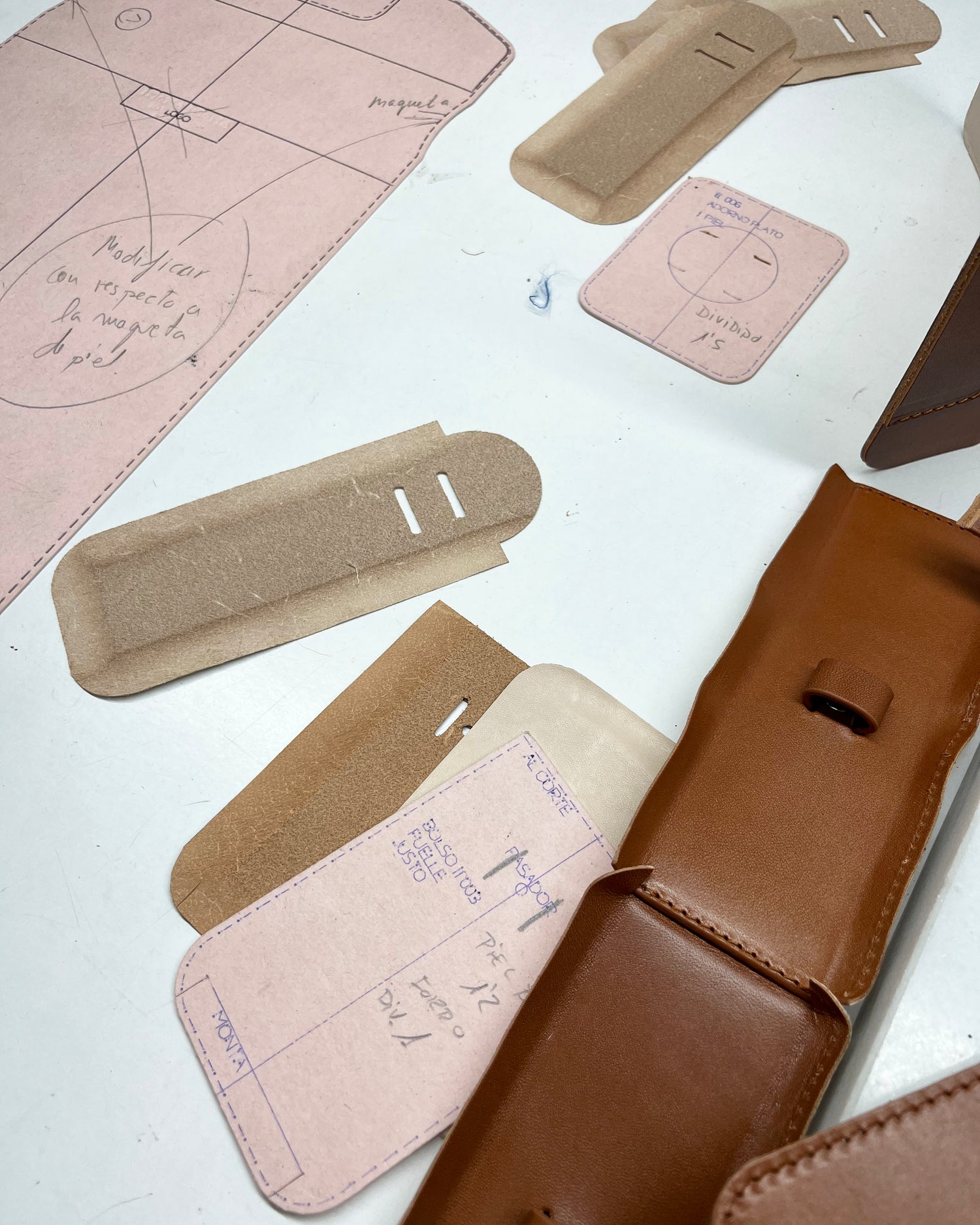 Leather pieces