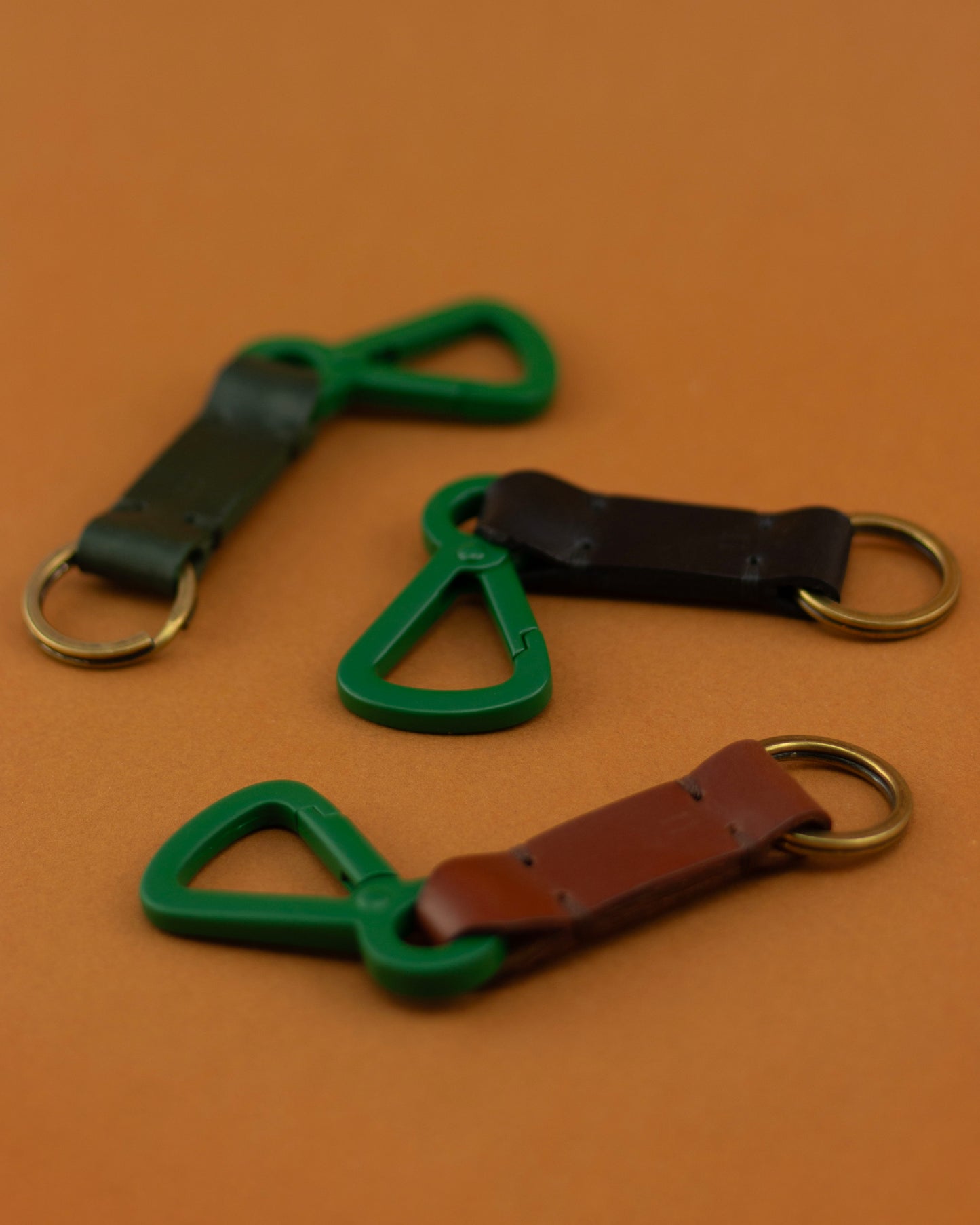 Keychain N10 - Green,Black & Gold