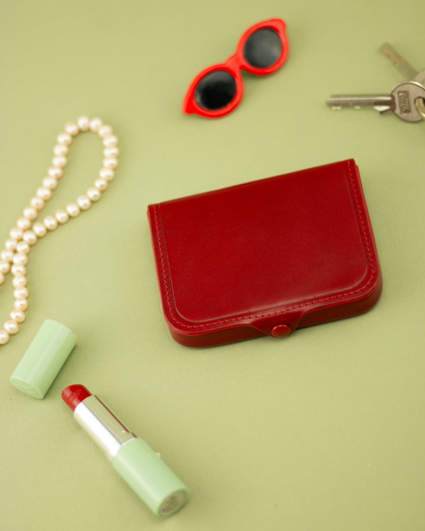 Jules Wallet - Bright Green