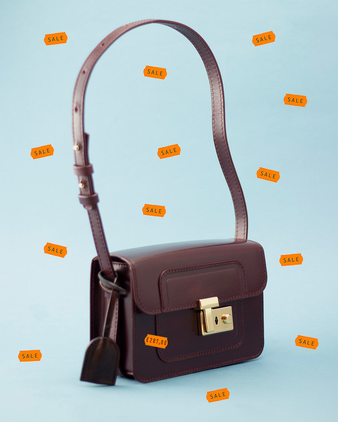 Agnès Small - Burgundy (SALE)
