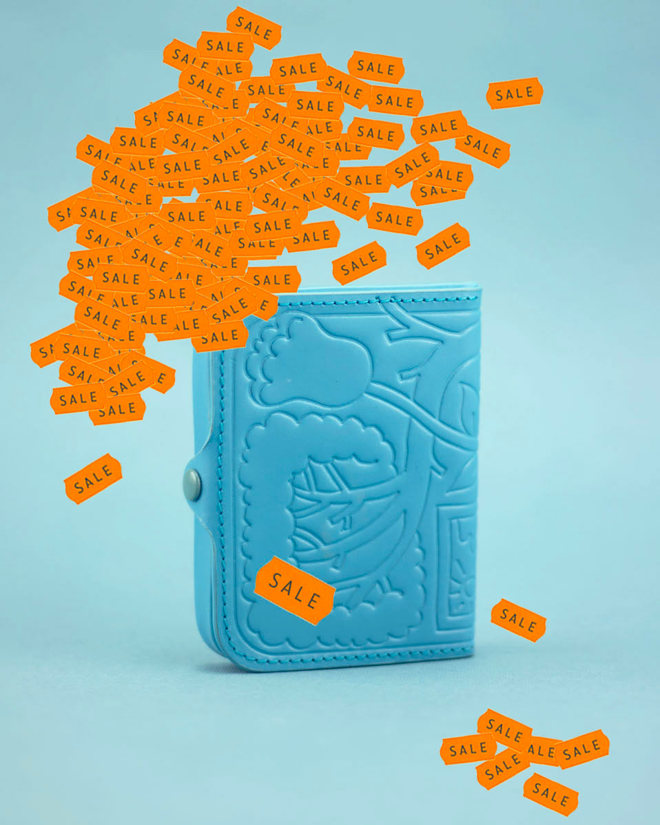 Jules Wallet - Hugo Yoshikawa x Iriarte Iriarte - Light Blue (SALE)