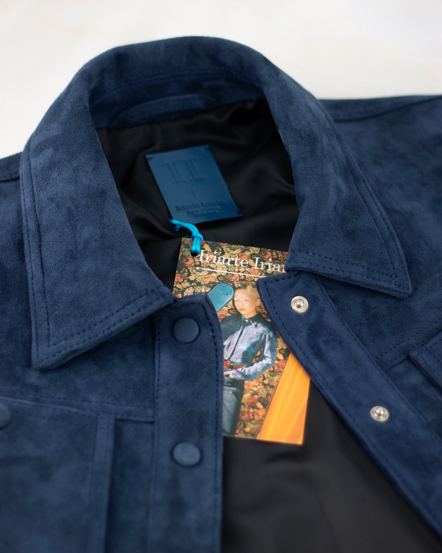 THE Suede Jacket - Blue