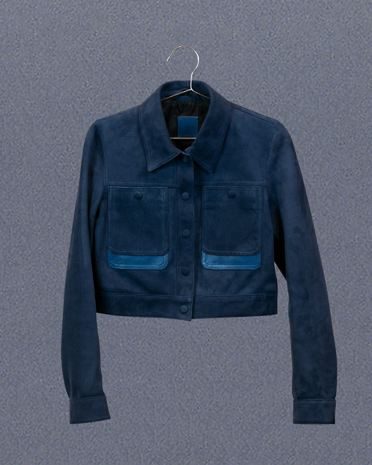 THE Suede Jacket - Blue