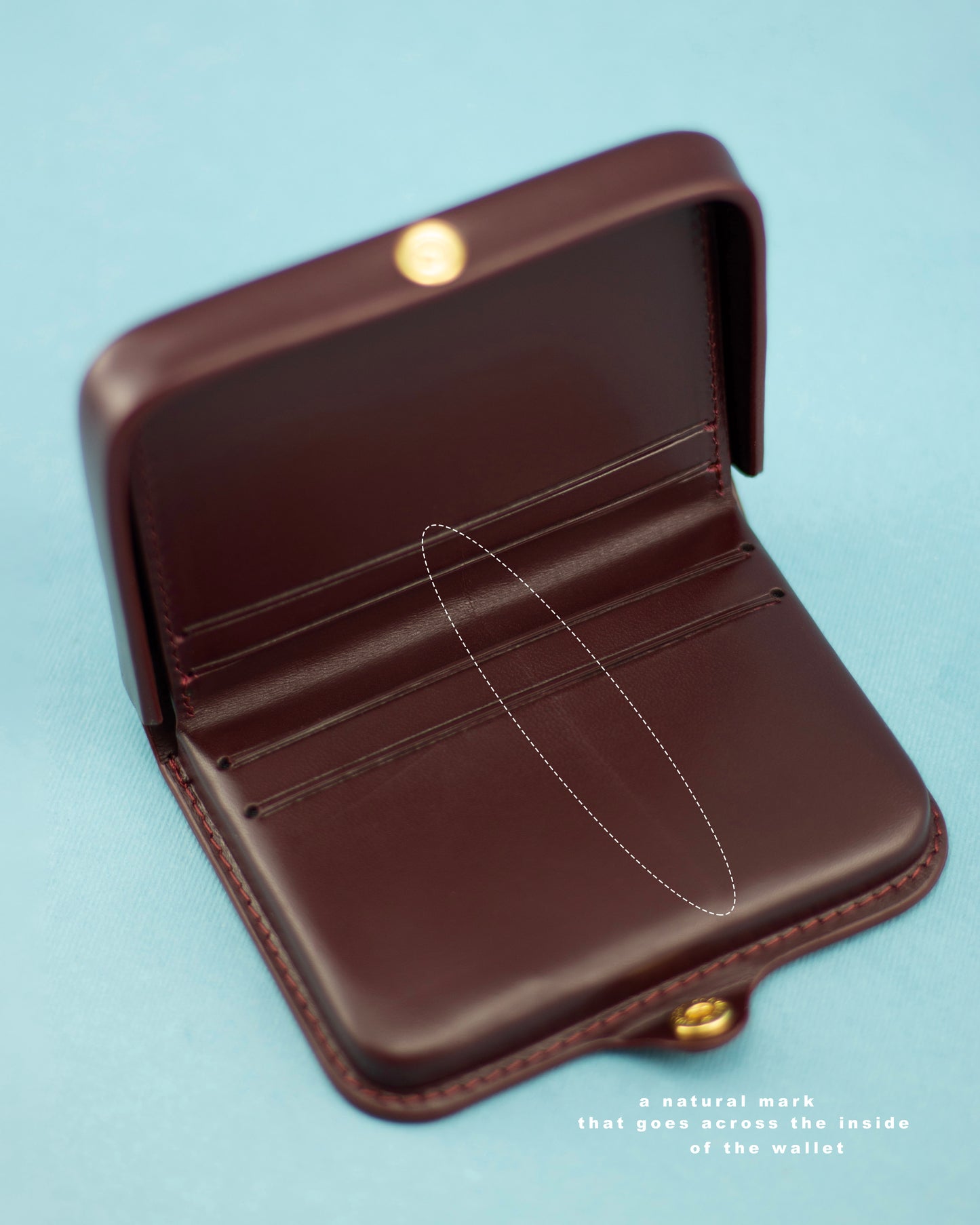 Jules abcd Wallet - Burgundy (SALE)
