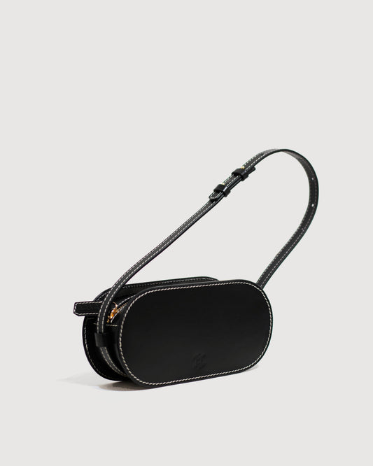 Cleo 2.0 - Black (Contrast Stitch)