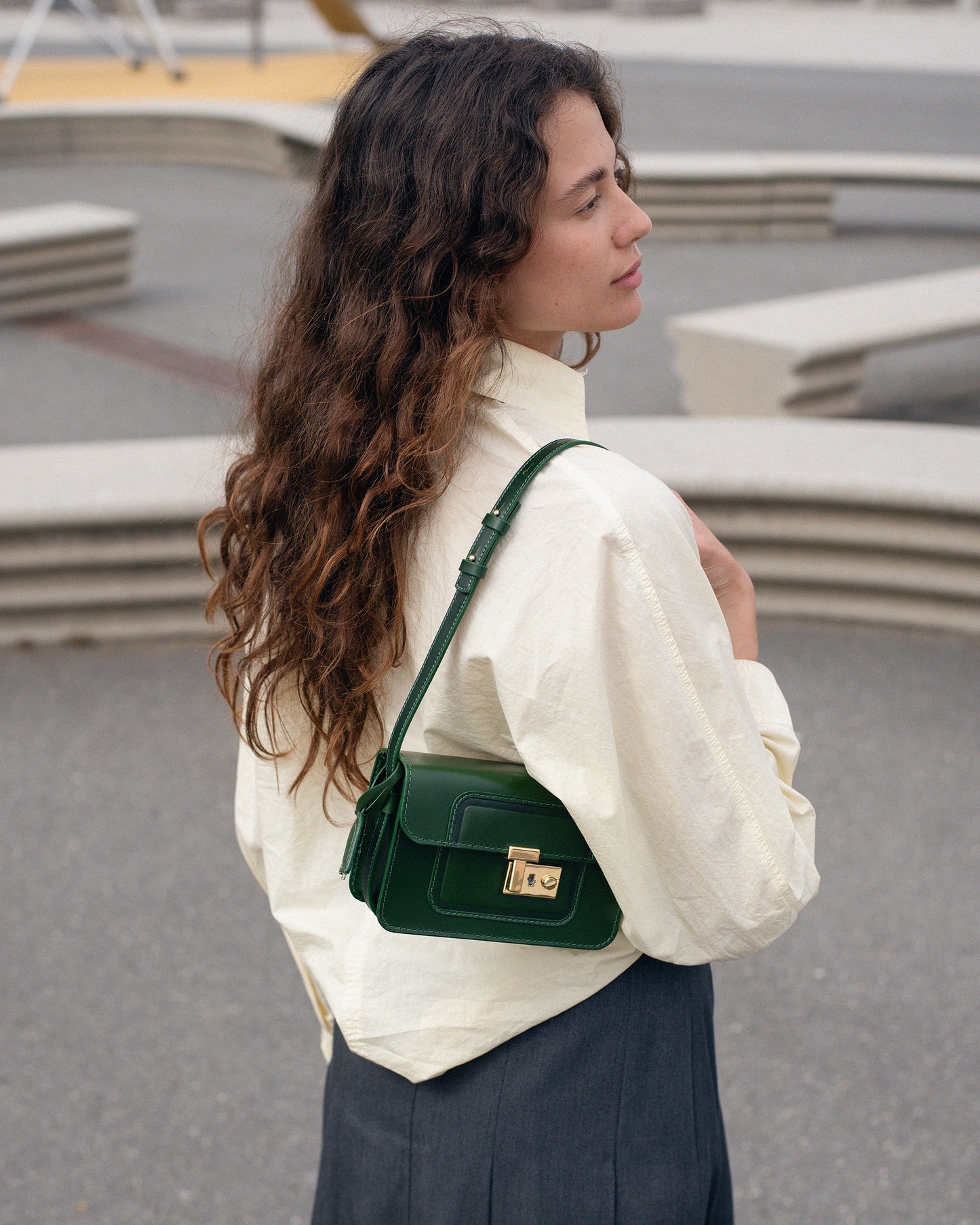 Agnès (S) 2.0 - Dark Green (Gold)
