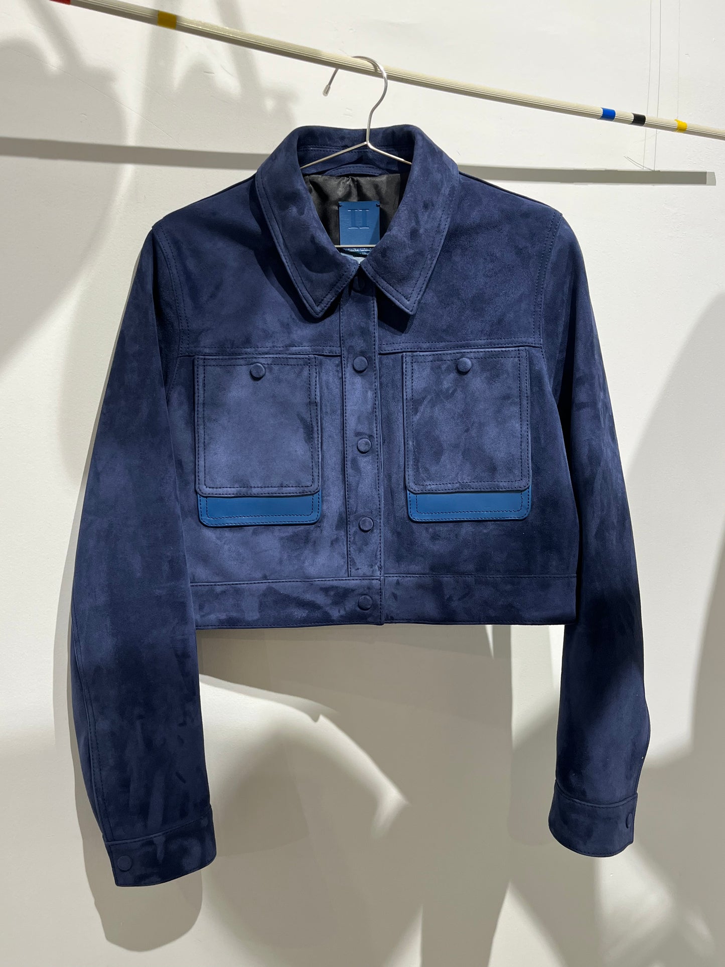 THE Suede Jacket - Blue