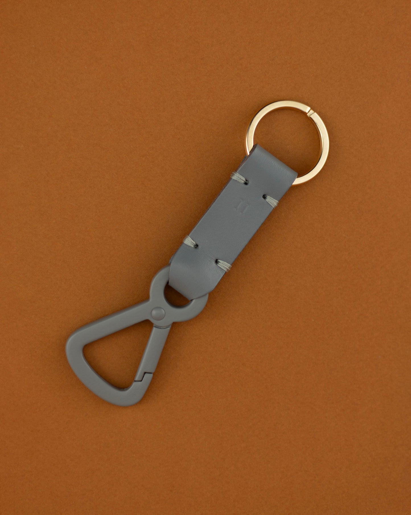 Keychain N1 - Grey & Gold