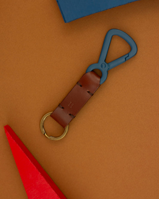Keychain N5 - Blue, Brown & Gold