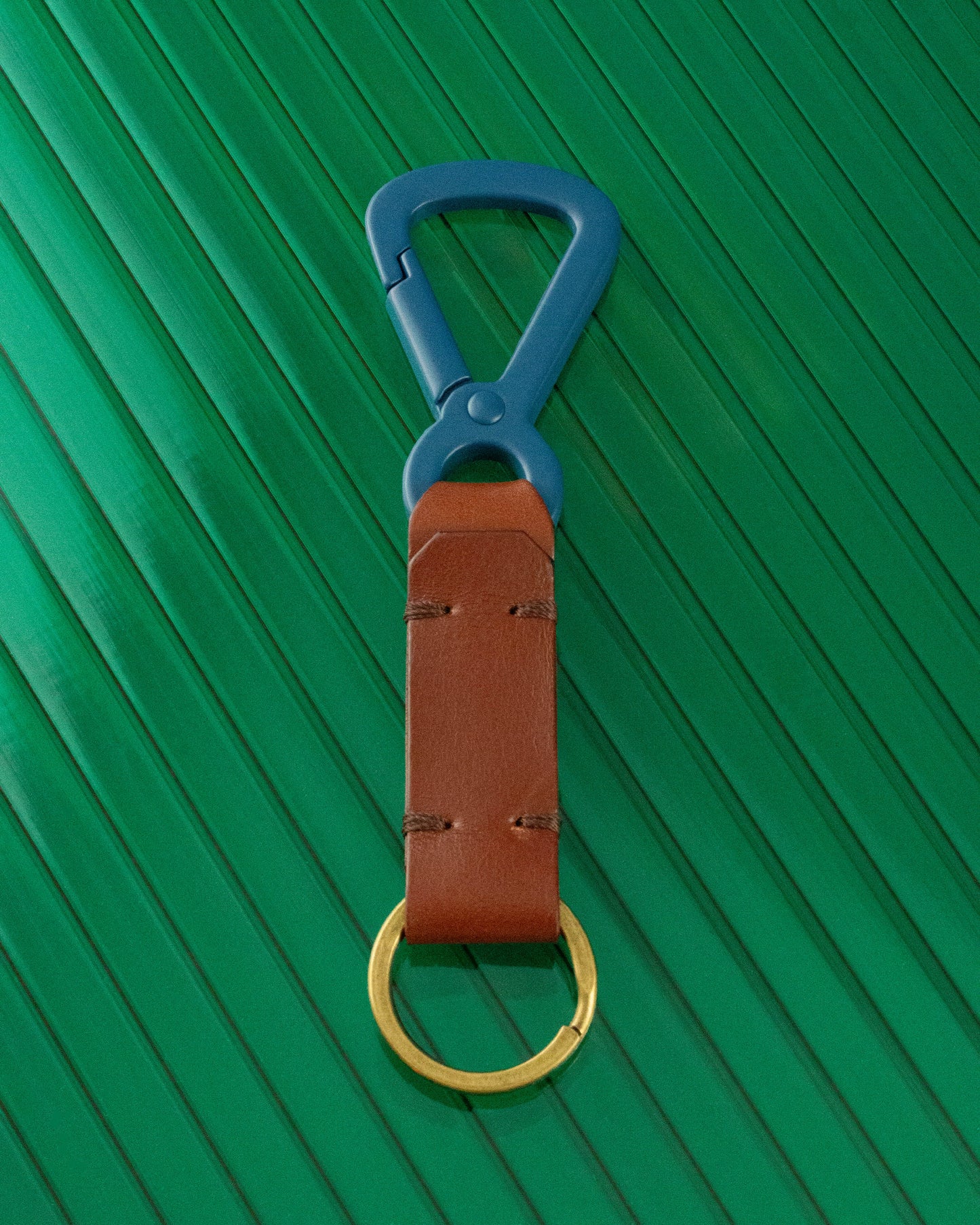 Keychain N5 - Blue, Brown & Gold