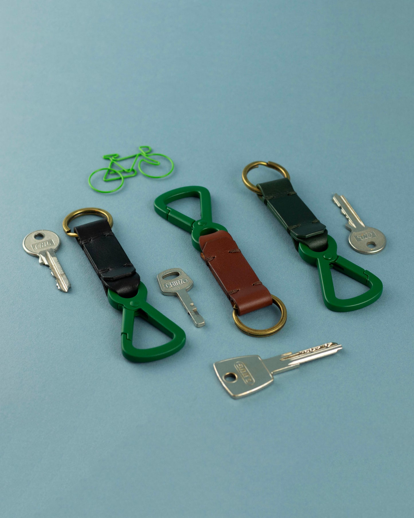 Keychain N6 - Green, Brown & Gold