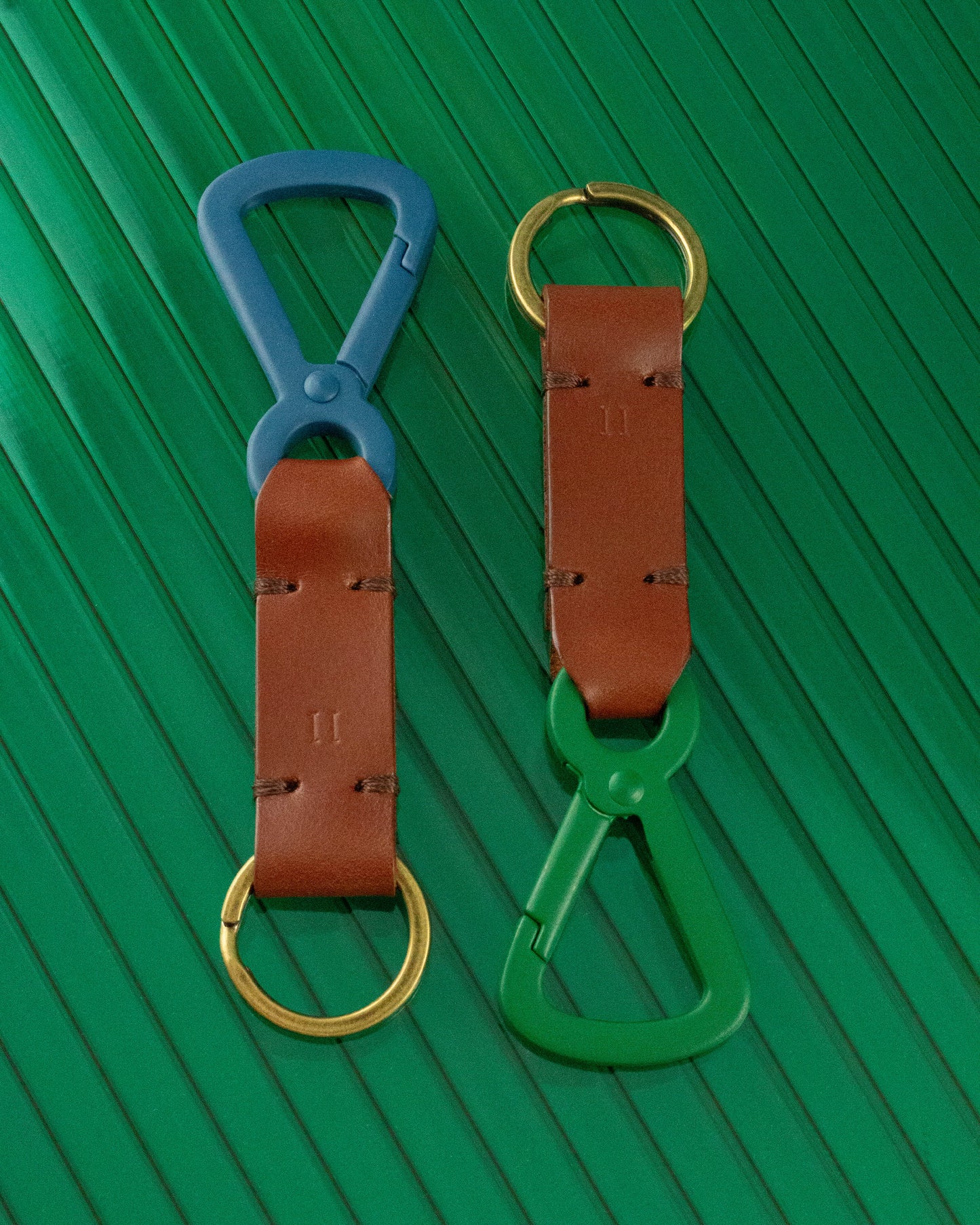 Keychain N6 - Green, Brown & Gold