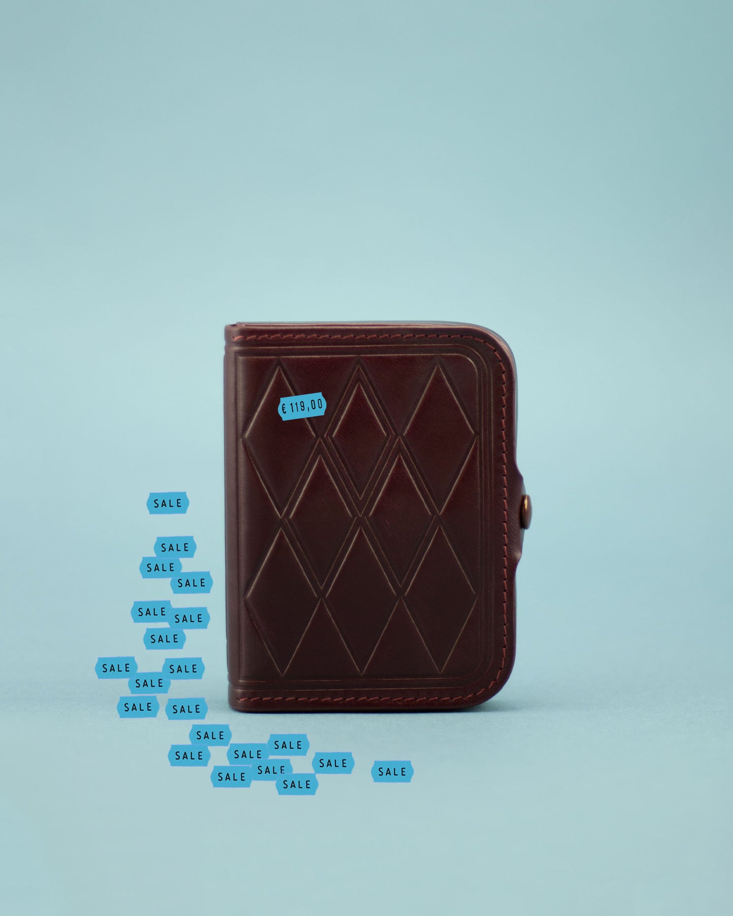 Jules abcd Wallet - Burgundy (SALE)