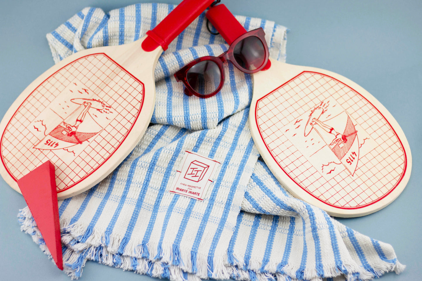 Woven Towel - Light Blue