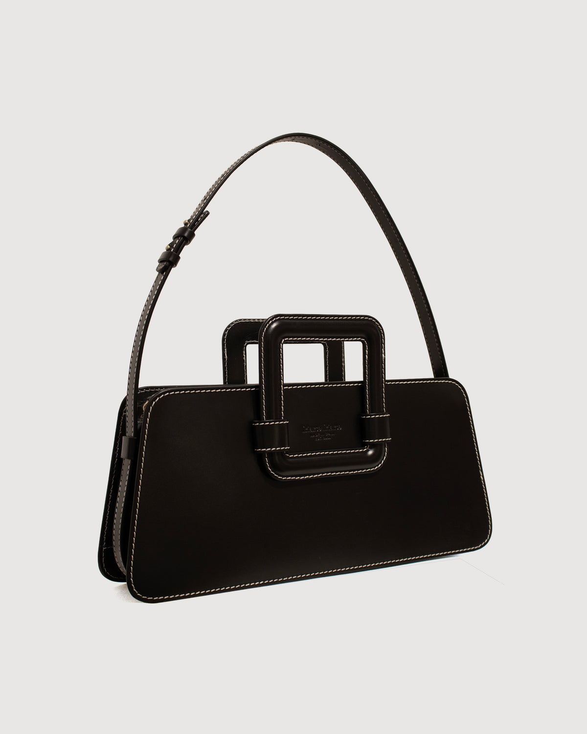 Trapecio - Black (Contrast Stitch)