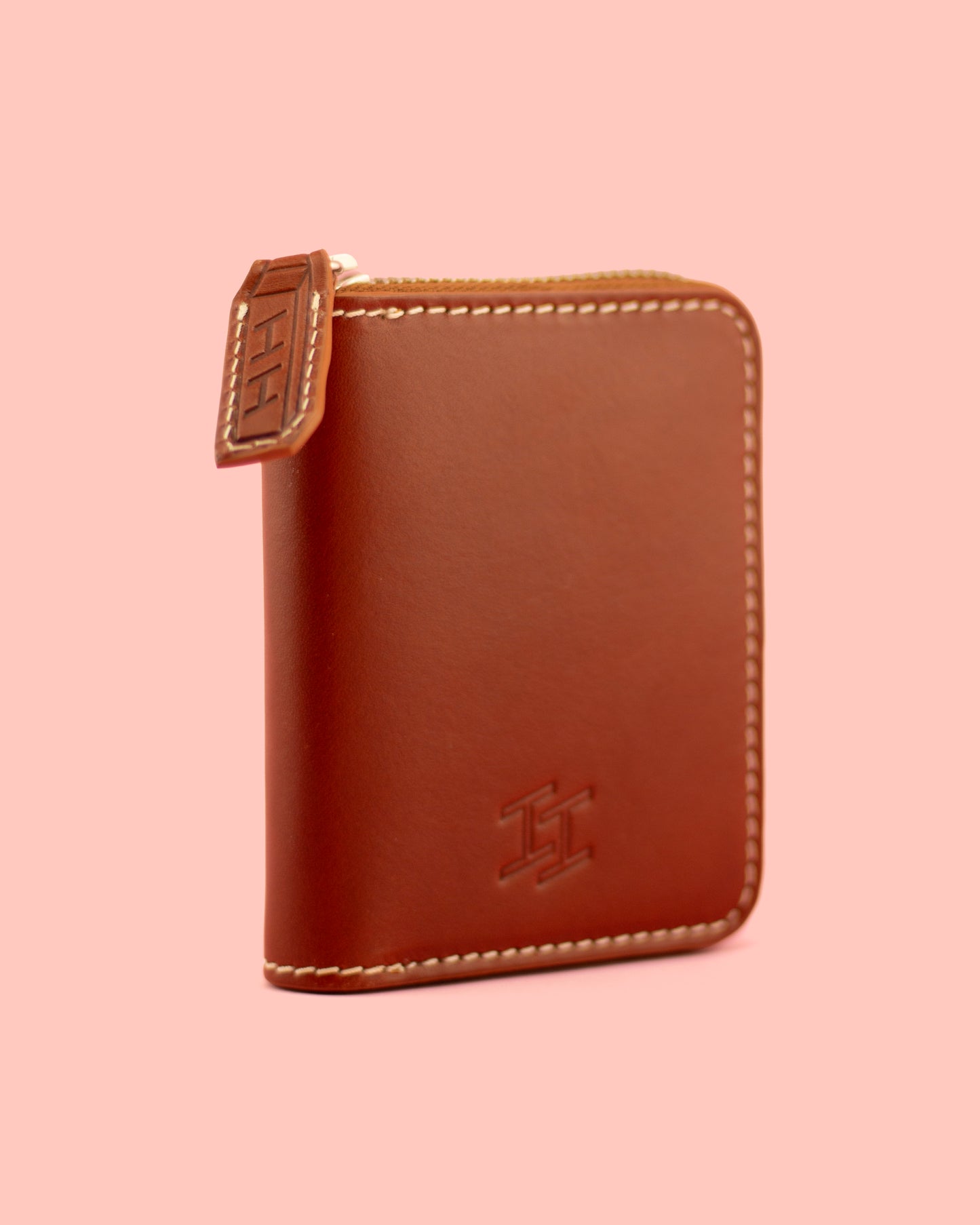 Zipped Wallet - Amber