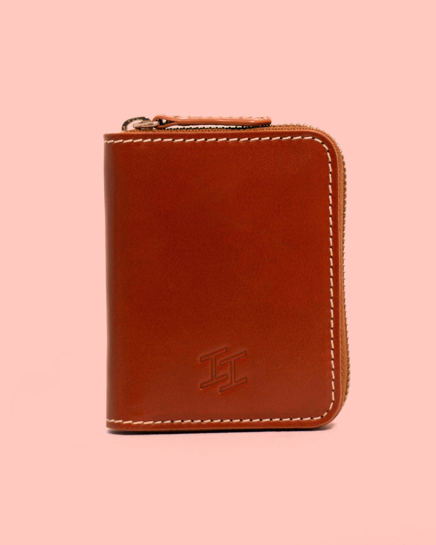 Zipped Wallet - Amber