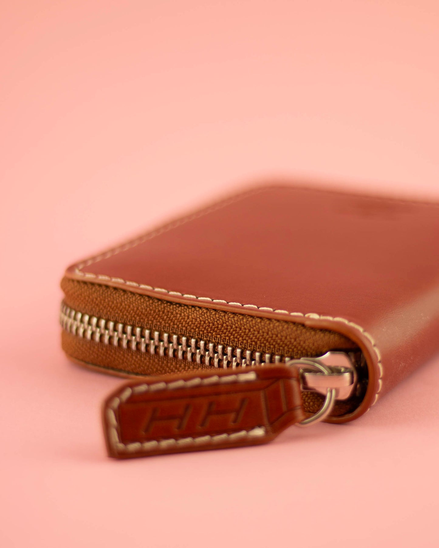 Zipped Wallet - Amber