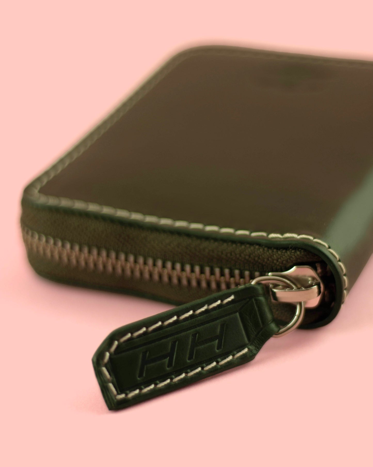 Zipped Wallet - Dark Green