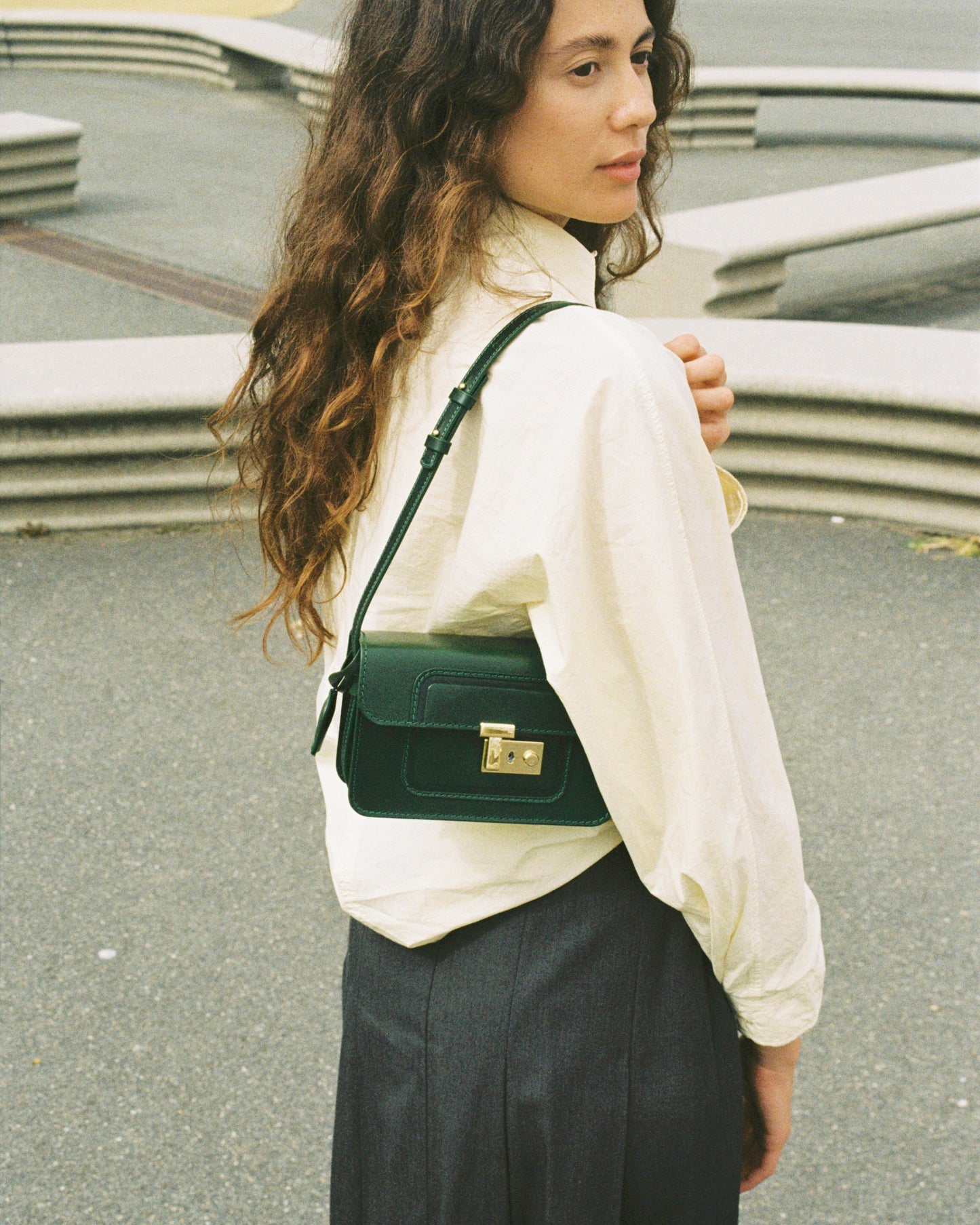 Agnès (S) 2.0 - Dark Green (Silver)