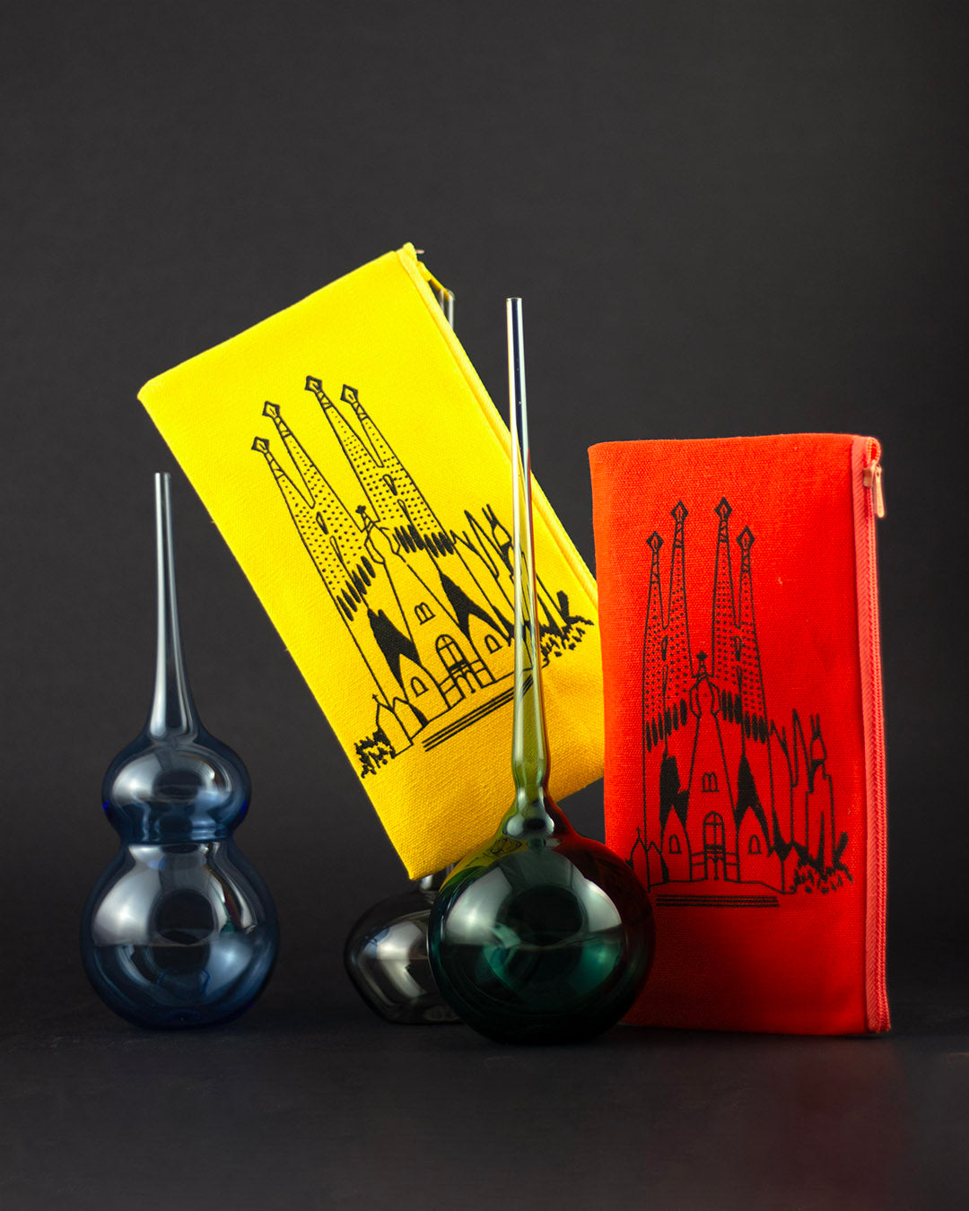 Sagrada Familia Pouch - Yellow